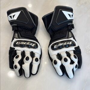 Dainese Carbon D1 Long size Large Black and White Men's Gloves